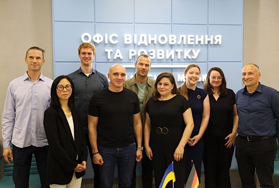 Ukraimpulse / ua.ventures together with Mykolaiv, ﻿Municipality (Mayor Oleksandr Senkevych), Mykolaiv Water Hub, Berlin city administration